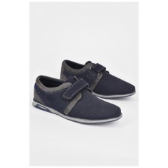 Детские туфли для мальчика темно-синего цвета 199423L Детские туфли для мальчика темно-синего цвета 199423L