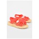 Босоніжки дитячі силіконові коралового кольору 199969L