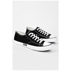 Кеди чоловічі чорного кольору текстиль 200057L