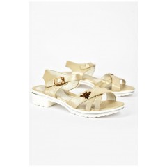 Босоножки для девочки бежевого цвета 200142L