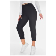 Бриджі жіночі напівбатальні чорного кольору 200352L