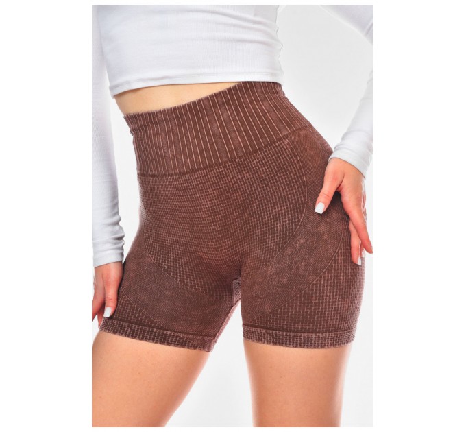 Шорти жіночі push up коричневого кольору 200355L