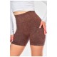 Шорти жіночі push up коричневого кольору 200355L