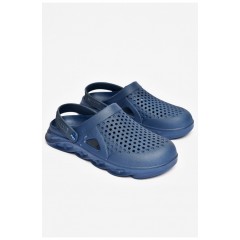 Кроксы мужские темно-синего цвета 200609L