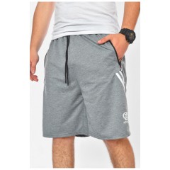 Шорти чоловічі однотонні сірого кольору 200658L