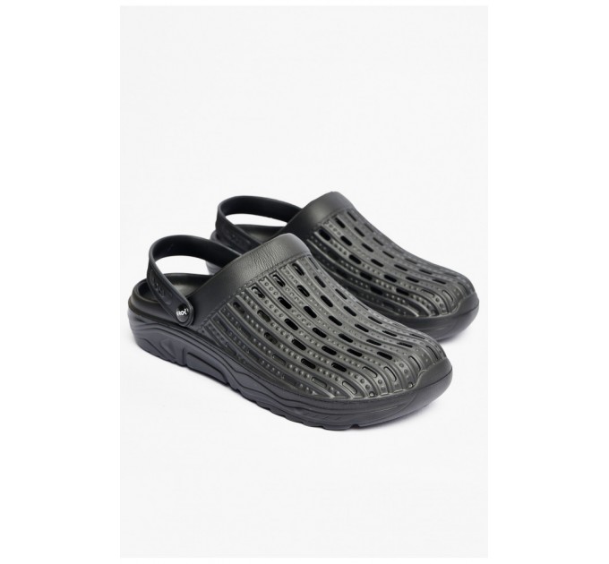 Кроксы мужские черного цвета 200710L