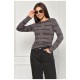 Лонгслів жіночий сірого кольору 200748L