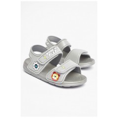 Сандалі дитячі для хлопчика сірого кольору 201143L
