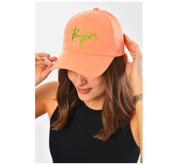 Кепка женская персикового цвета 201282L