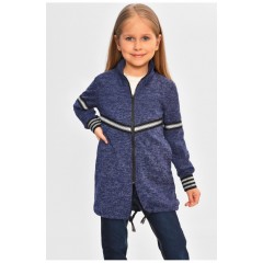 Кардиган дитячий для дівчинки синього кольору 201699L