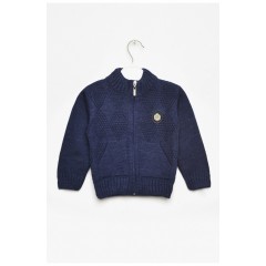 Кофта дитяча для хлопчика темно-синього кольору 201740L