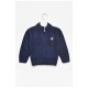 Кофта дитяча для хлопчика темно-синього кольору 201740L