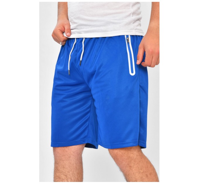 Шорти чоловічі спортивні синього кольору 201940L