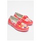 Мокасини дитячі для дівчинки коралового кольору 202343L