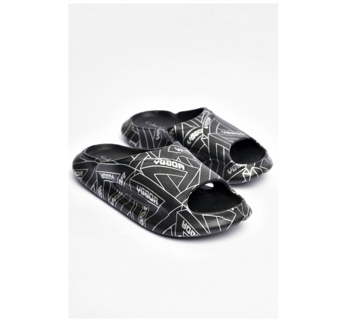 Шльопанці чоловічі піна чорного кольору 202390L