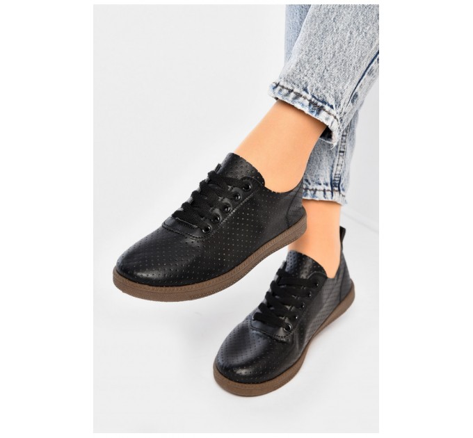 Мокасины женские черного цвета 202466L