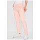 Штани жіночі однотонні світло-бежевого кольору 202567L