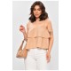 Майка жіноча однотонна бежевого кольору 202607L