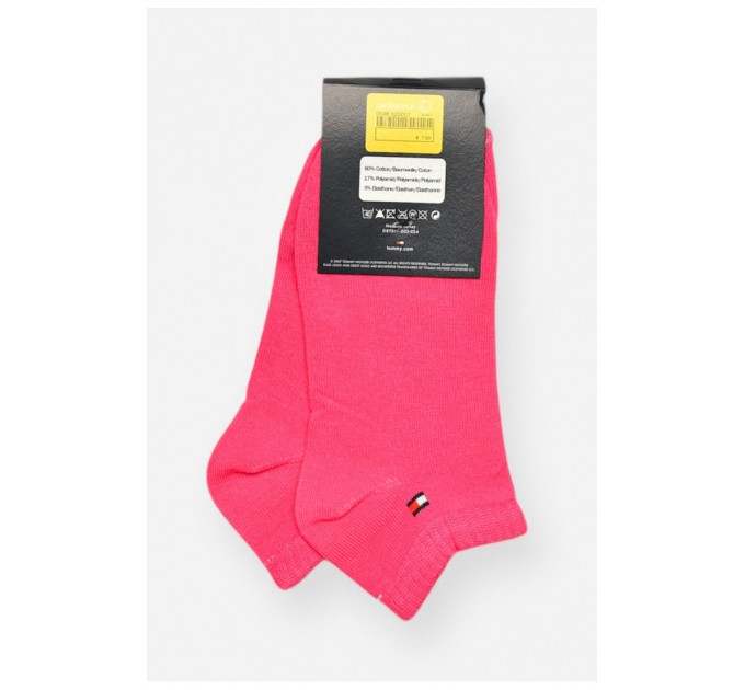 Шкарпетки жіночі спортивні демісезонні малинового кольору 202635L