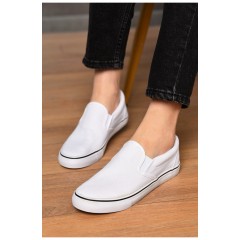 Мокасины женские белого цвета 202824L