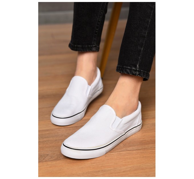 Мокасины женские белого цвета 202824L