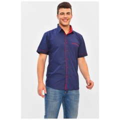 Сорочка чоловіча темно-синього кольору 202950L