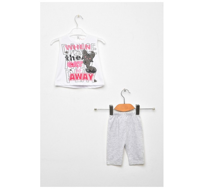 Костюм дитячий для дівчинки білого кольору 202971L