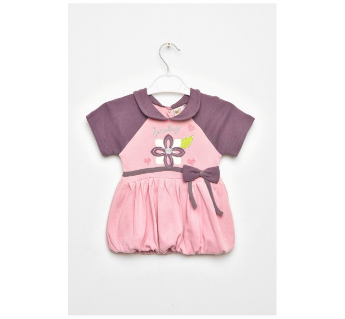 Сукня дитяча для дівчинки пудрового кольору 203128L
