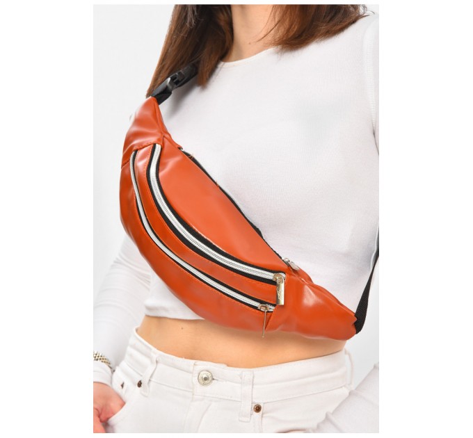 Бананка жіноча теракотового кольору 203231L