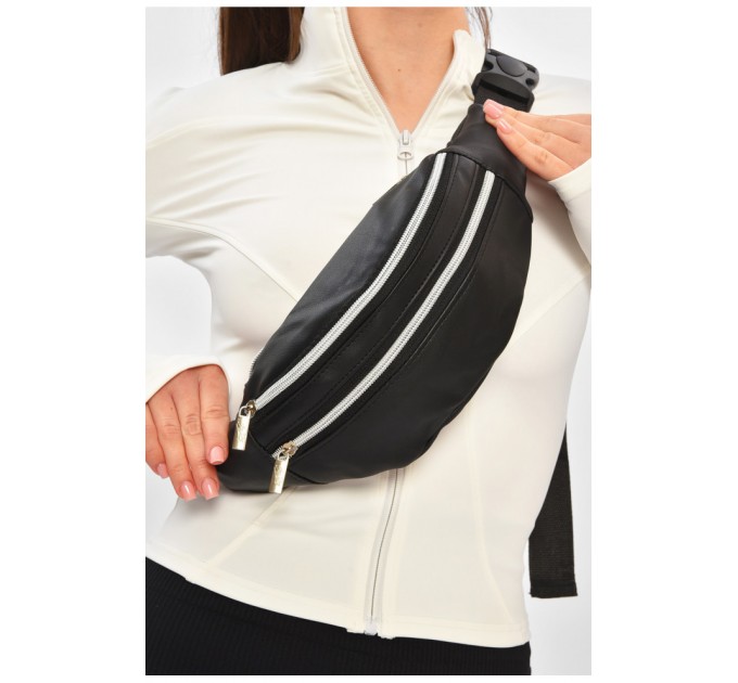 Бананка жіноча чорного кольору 203240L