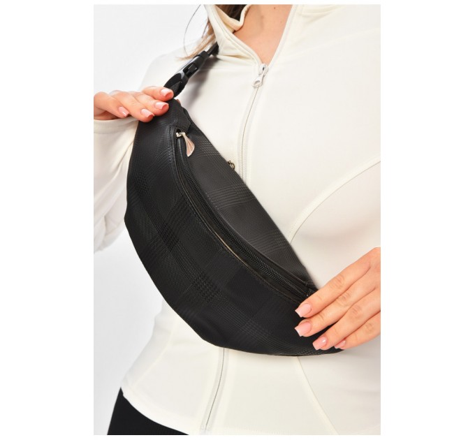 Бананка жіноча чорного кольору 203243L