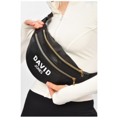 Бананка жіноча чорного кольору 203273L