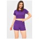 Костюм жіночий однотонний фіолетового кольору 203341L