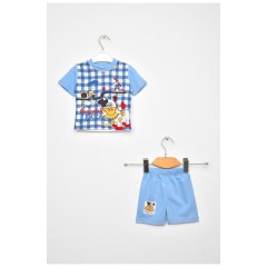 Костюм детский для мальчика голубого цвета 203422L