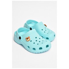 Кроксы детские голубого цвета 203853L