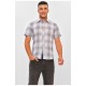 Сорочка чоловіча білого кольору з принтом 203886L