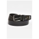 Ремінь чоловічий чорного кольору розмір 113*3,5 см 203915L