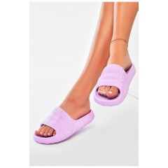 Шльопанці піна жіночі бузкового кольору 204341L