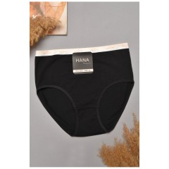 Труси жіночі напівбатальні чорного кольору 204801L