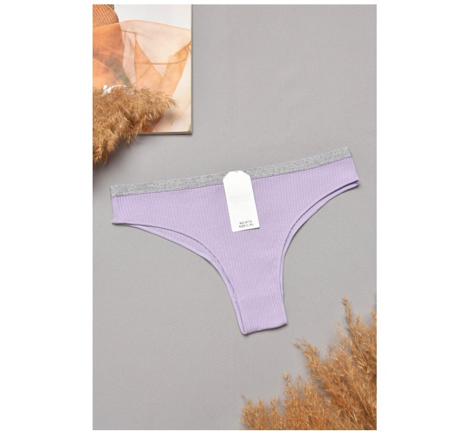 Труси жіночі однотонні бузкового кольору 204854L