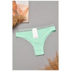 Труси жіночі однотонні м'ятного кольору 204855L