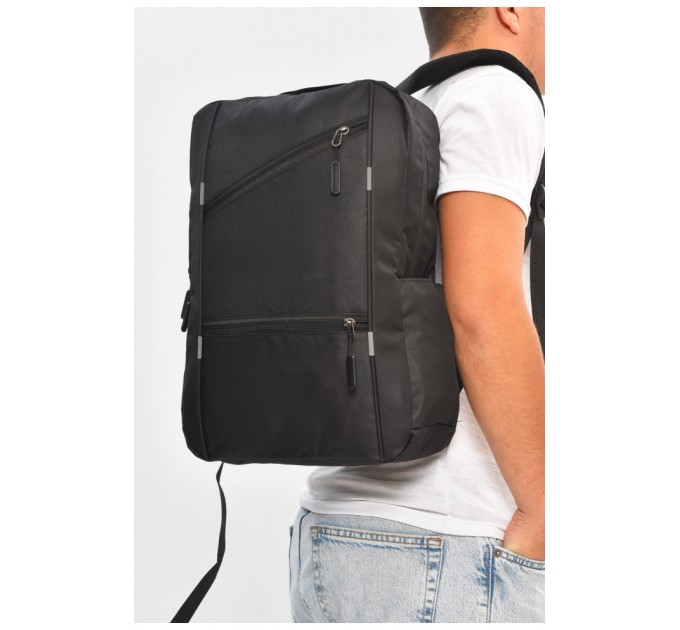 Рюкзак чоловічий спортивний 3в1 чорного кольору 204941L