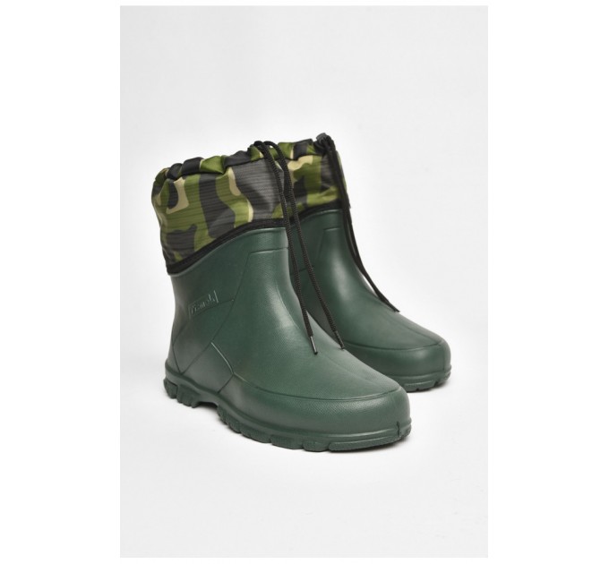 Полусапоги мужские пена со съемным носком цвета хаки 205150L