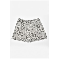 Труси сімейні чоловічі сірого кольору з принтом 205326L