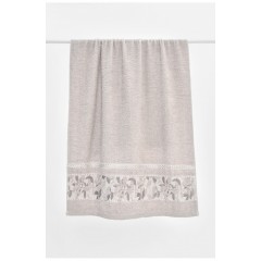 Полотенце банное махровое светло-серого цвета 205517L Полотенце банное махровое светло-серого цвета 205517L