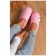 Калоші без задника утеплені рожевого кольору 205565L