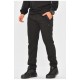 Спортивні штани чоловічі на флісі чорного кольору 205879L