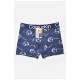 Боксеры мужские темно-синего цвета с принтом 205918L
