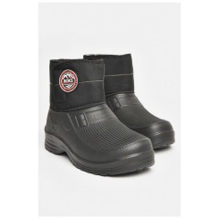 Дутики мужские пена на меху черного цвета 206141L