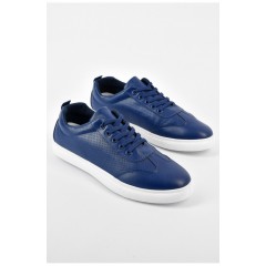 Мокасины мужские синие 143995L